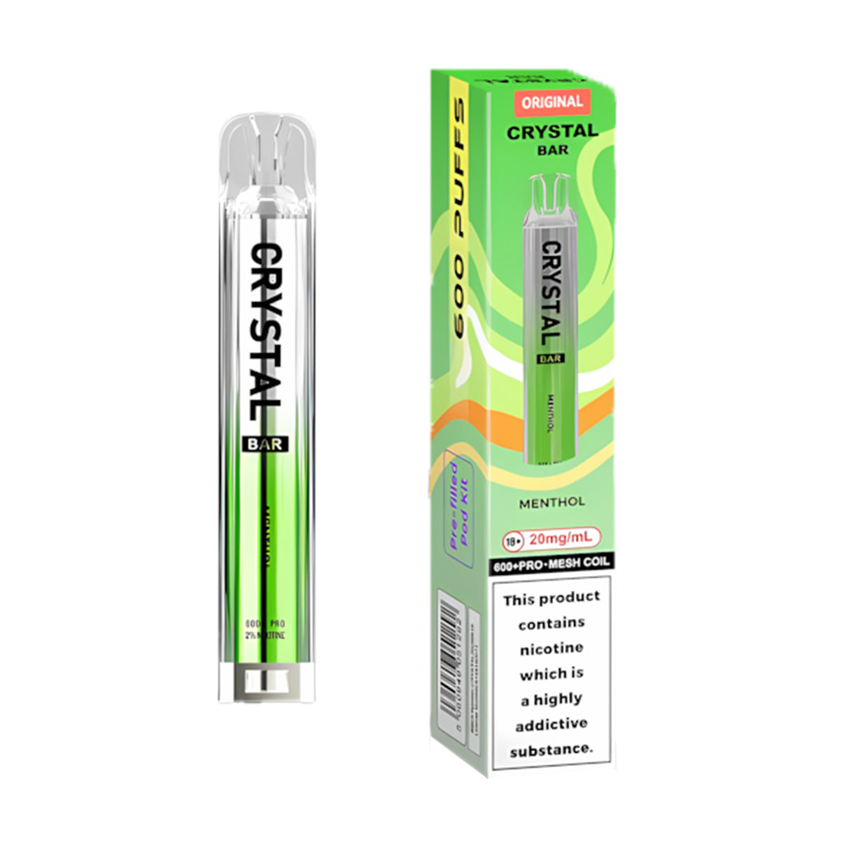 SKE Crystal Bar 600 Pod Kit