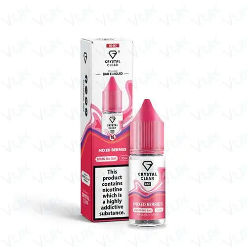 Crystal Clear Mixed Berries Nic Salt Vape Juice