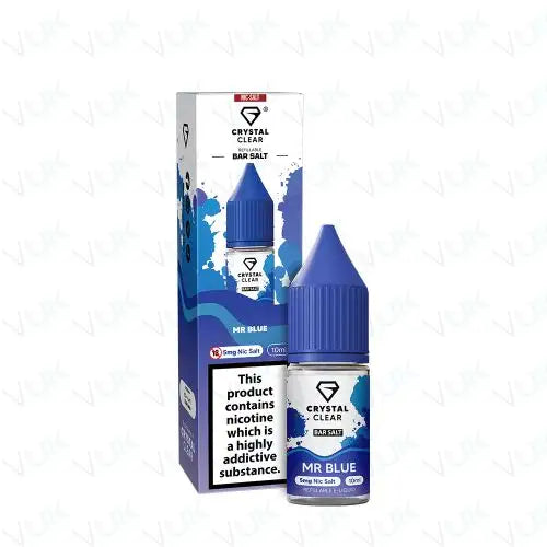 Crystal Clear Mr Blue Nic Salt Vape Juice