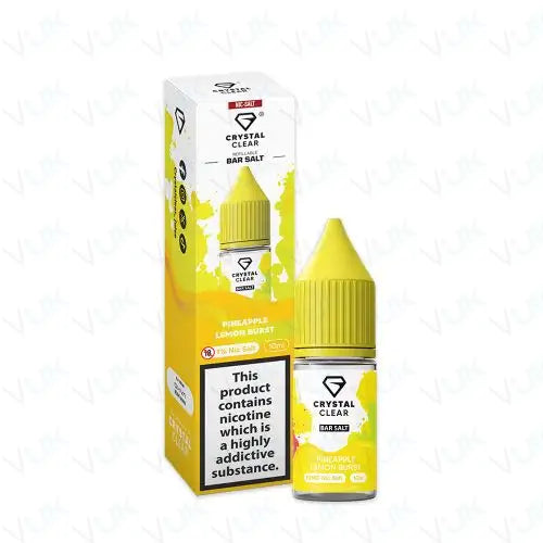 Crystal Clear Pineapple Lemon Burst Nic Salt Vape Juice