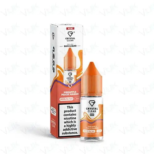 Crystal Clear Pineapple Peach Mango Nic Salt Vape Juice