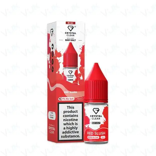 Crystal Clear Red Slush Nic Salt Vape Juice