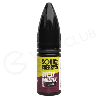 Riot Squad Bar Edition Sour Cherry Apple Nic Salt Vape Juice