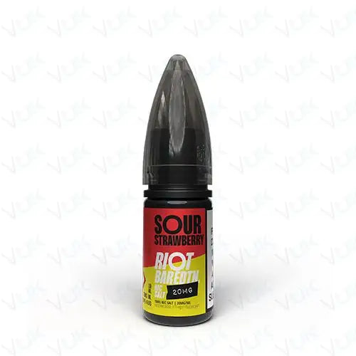 Riot Squad Bar Edition Sour Strawberry Nic Salt Vape Juice