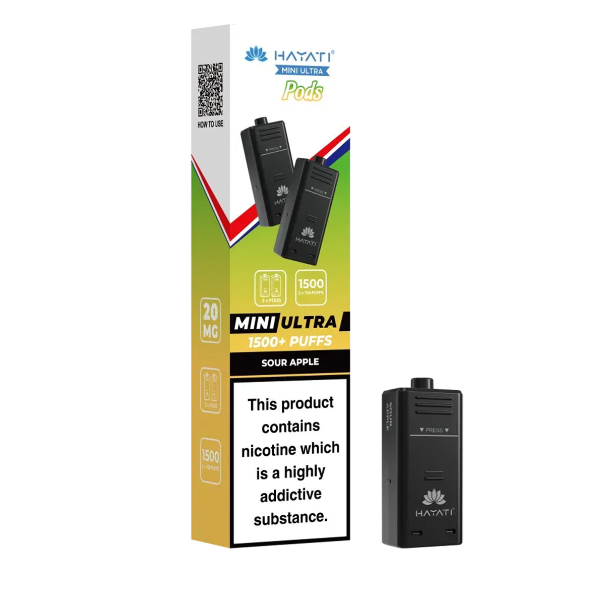 Hayati Mini Ultra 1500 Prefilled Pods