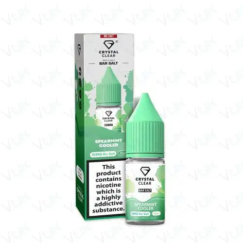 Crystal Clear Spearmint Cooler Nic Salt Vape Juice