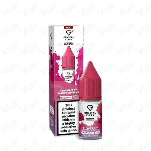 Crystal Clear Strawberry Watermelon Nic Salt Vape Juice