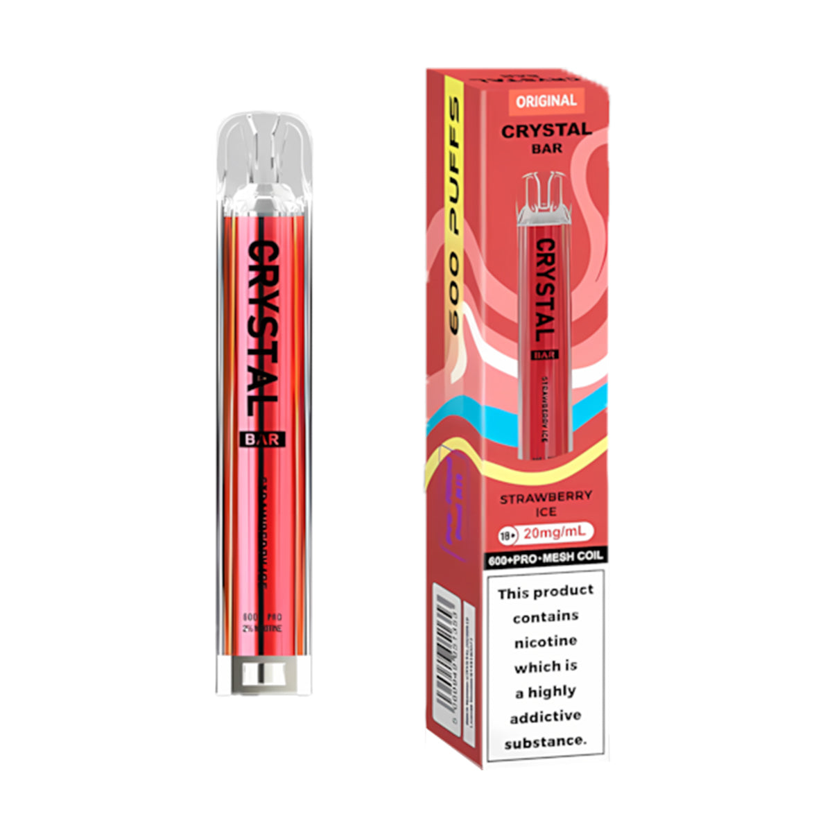 SKE Crystal Bar 600 Pod Kit