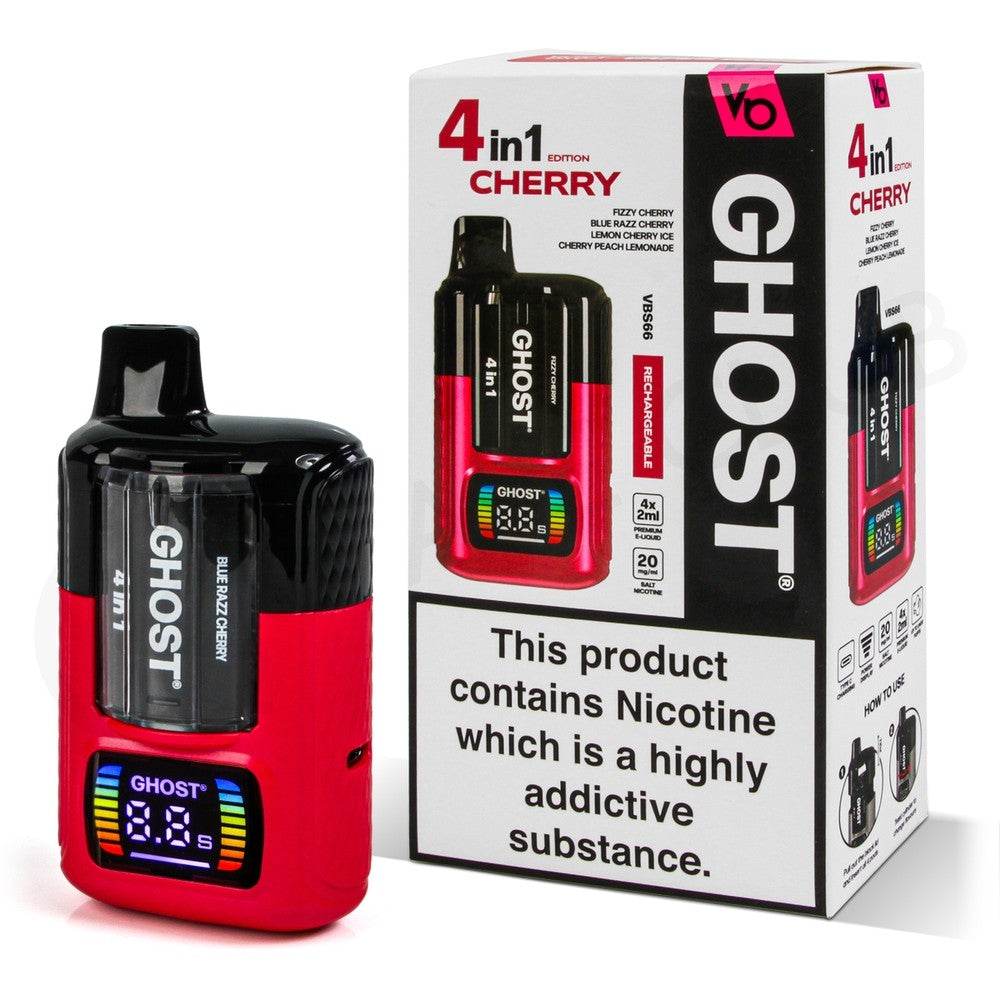 Vapes Bars Ghost 4-in-1 Disposable Vape - Vape Coil