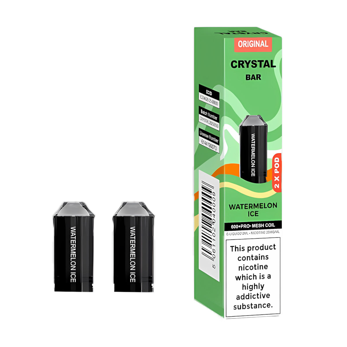 Crystal Bar Original 600 Pods