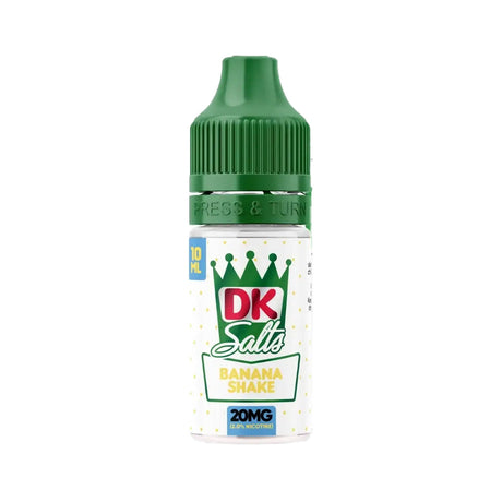Donut King Banana vape juice bottle with smooth banana shake flavour for refill pod and refill vape kits