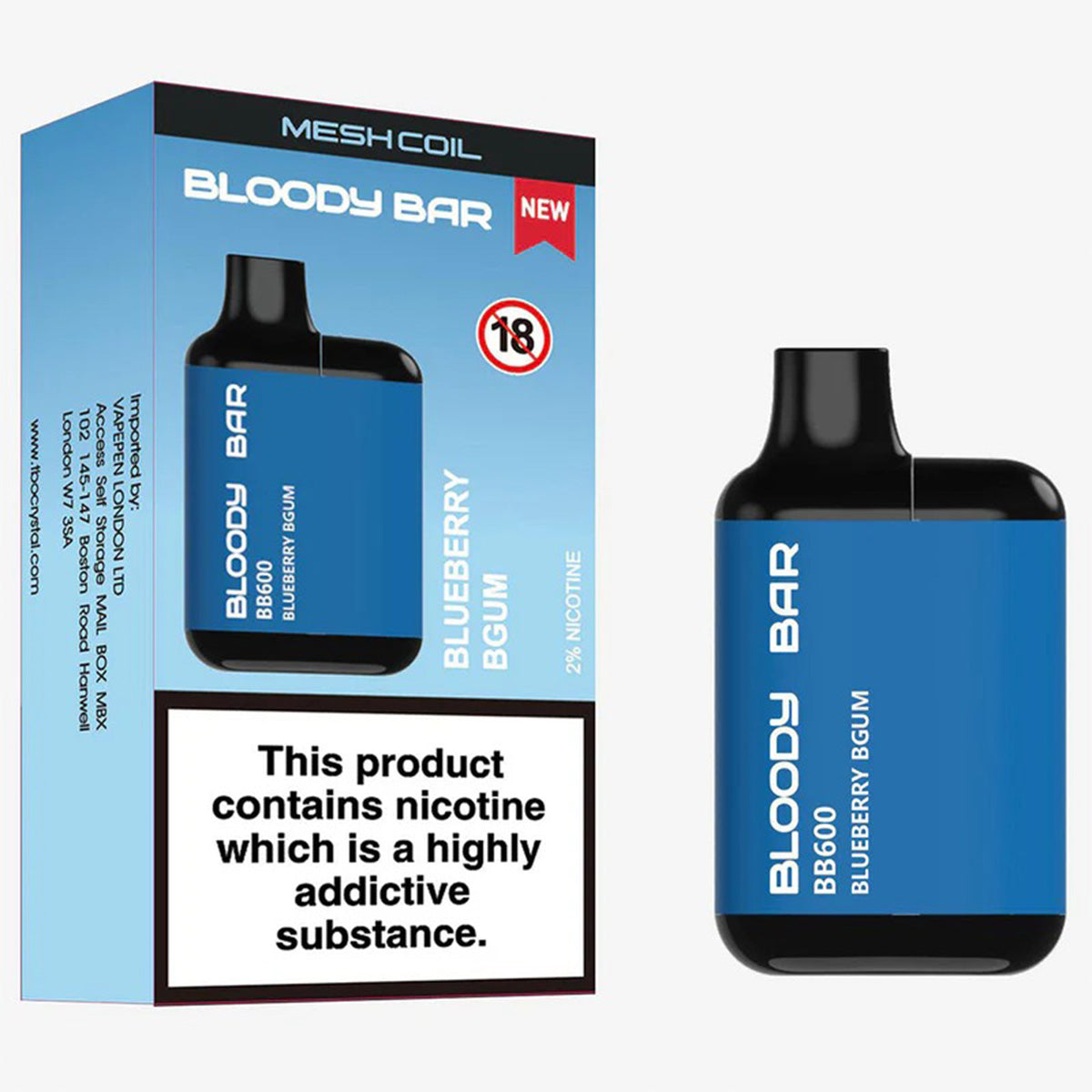 Bloody Bar BB600 Prefilled Pod Kit