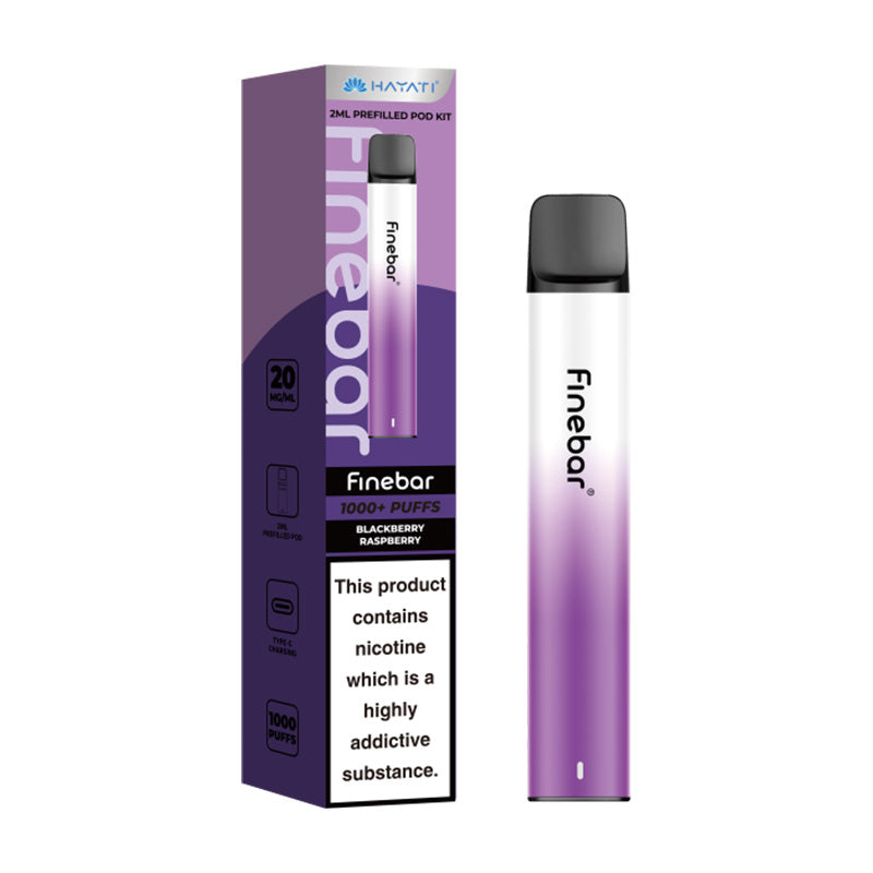 Blackberry Raspberry Hayati Finebar Prefilled Pod Kit