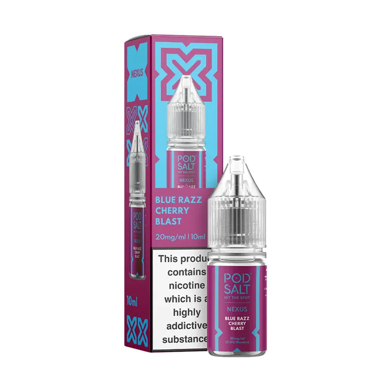 Pod Salt Nexus Blue Razz Cherry Blast Nic Salt