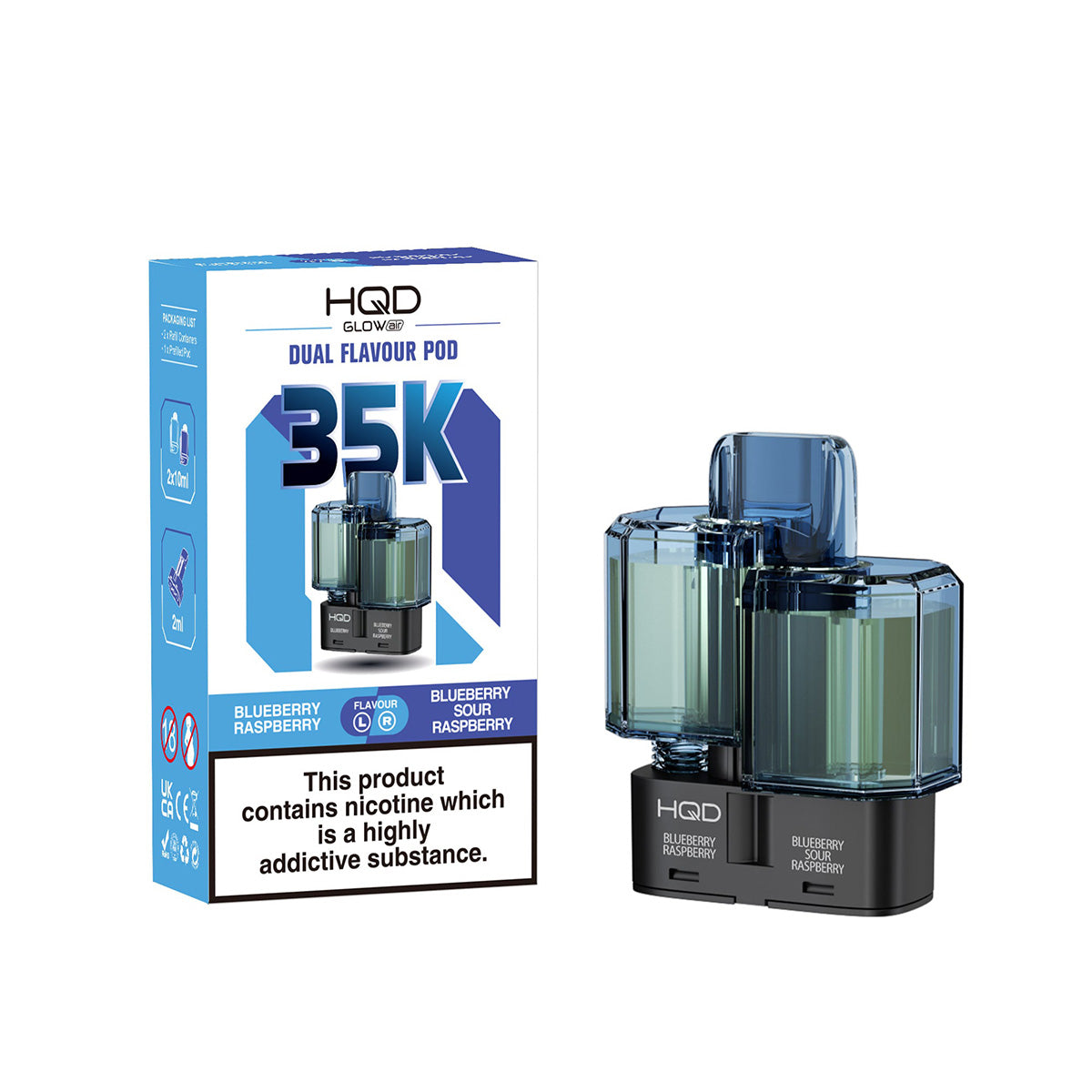 HQD Glow Air 35k Prefilled Pods