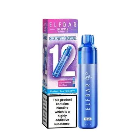 Blueberry Sour Raspberry Elf Bar Plus 12 Prefilled Pod Kit