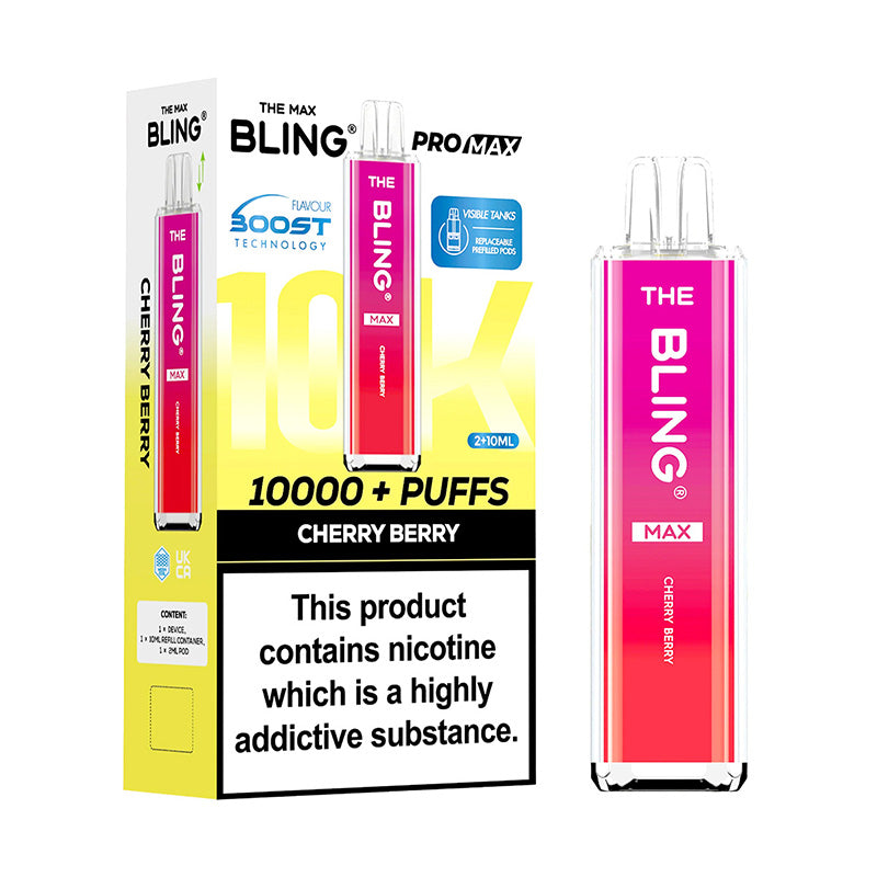 Bling Pro Max 10K Pod Kit – 10000 Puffs Rechargeable Vape