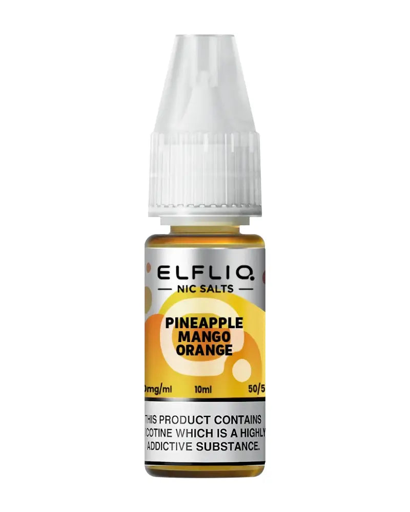 Elf Bar Efliq Pineapple Mango Orange Nic Salt Vape Juice