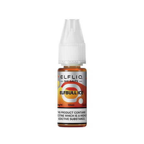 Elf Bar ELFLIQ Elfbull Ice Nic Salt 10mg 20mg – Energy Drink Ice Vape – Vape Coil UK – Free Delivery £25+