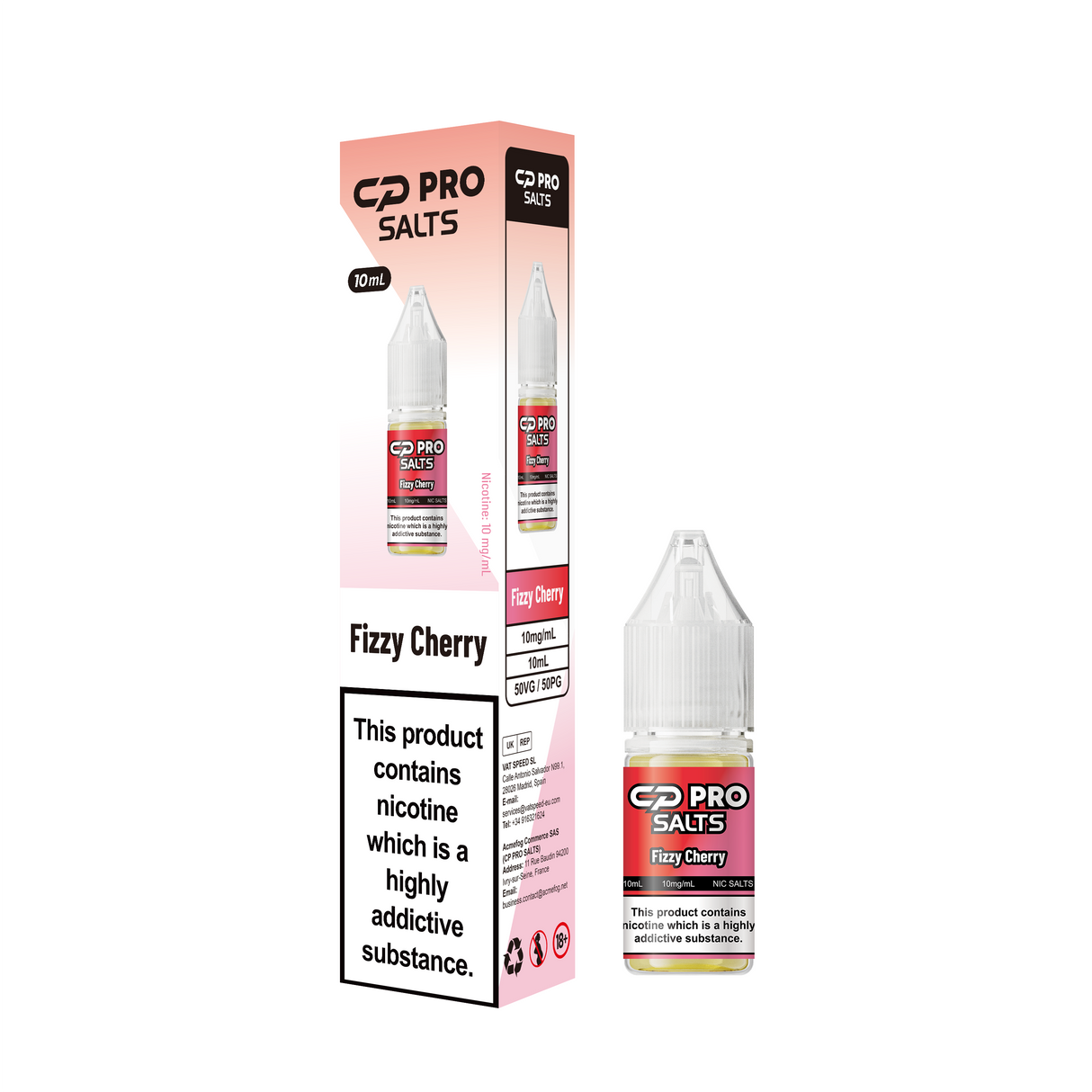Crystal Pro CP Fizzy Cherry Nic Salt