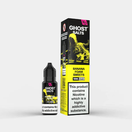 Vapes Bars Ghost Banana Foam Sweets Nic Salt Vape Juice