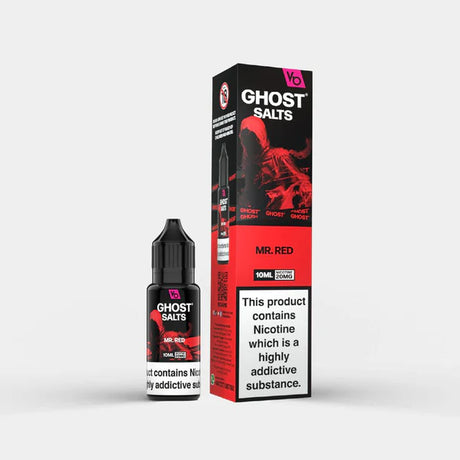 Vapes Bars Ghost Mr Red Nic Salt Vape Juice