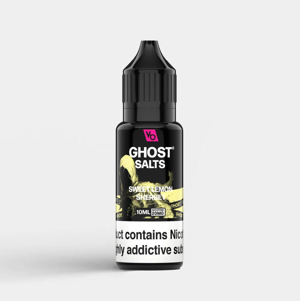 Vapes Bars Ghost Sweet Lemon Sherbert Nic Salt Vape Juice