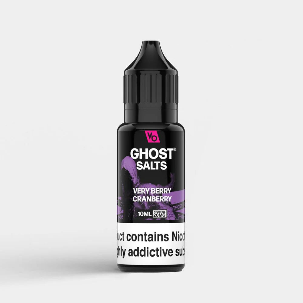 Vapes Bars Ghost Very Berry Cranberry Nic Salt Vape Juice
