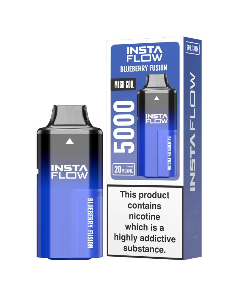 Instaflow 5000 Disposable Blueberry Fussion Vape Kit