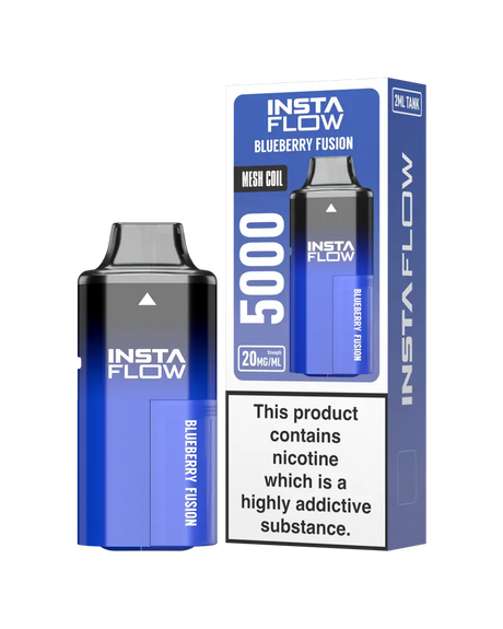 Instaflow 5000 Disposable Blueberry Fussion Vape Kit