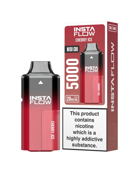 Instaflow 5000 Disposable Cherry Ice Vape Kit