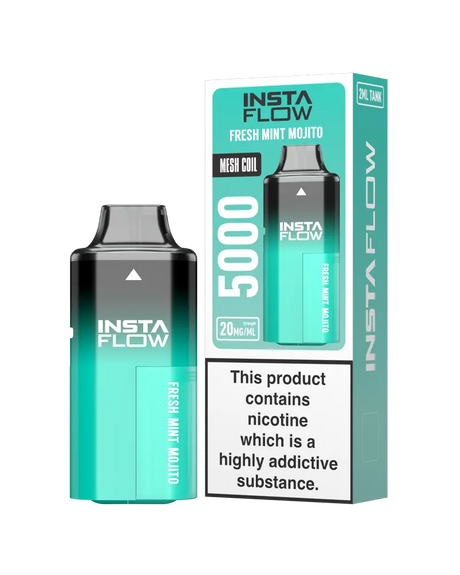 Instaflow 5000 Disposable Fresh Mint Mojito Vape Kit