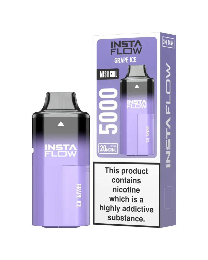 Instaflow 5000 Disposable Grape Ice Vape Kit