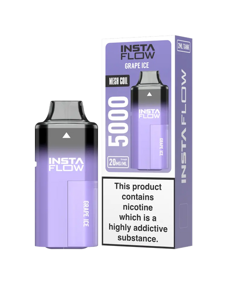 Instaflow 5000 Disposable Grape Ice Vape Kit