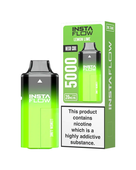 Instaflow 5000 Disposable Lemon Lime Vape Kit