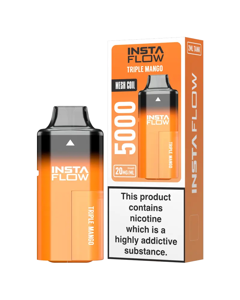 Instaflow 5000 Disposable Triple Mango Vape Kit