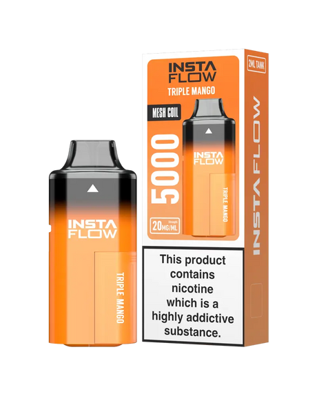 Instaflow 5000 Disposable Triple Mango Vape Kit