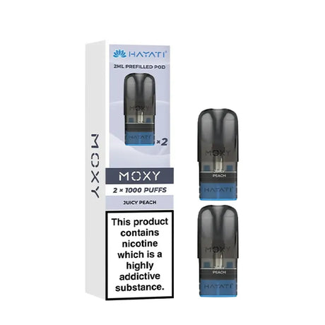 Juicy Peach Hayati Moxy Prefilled Replacement Pods