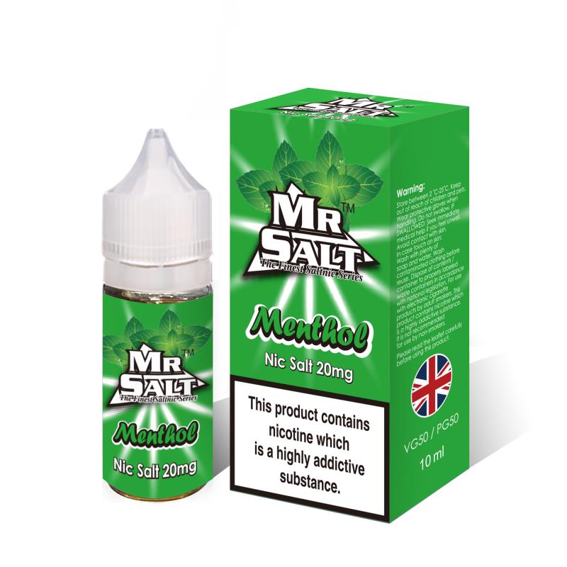 Mr Salt Menthol Nic Salt Vape Juice