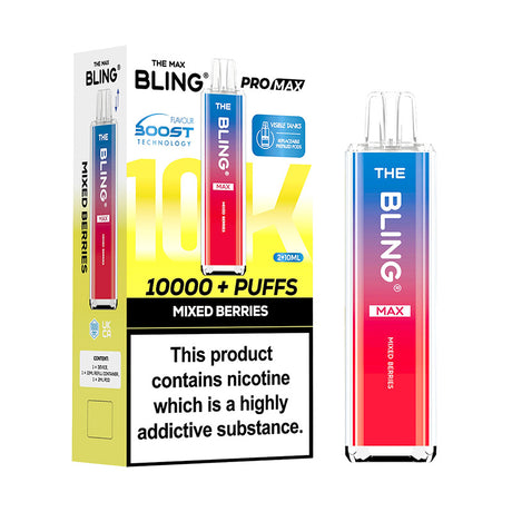 Bling Pro Max 10K Pod Kit – 10000 Puffs Rechargeable Vape