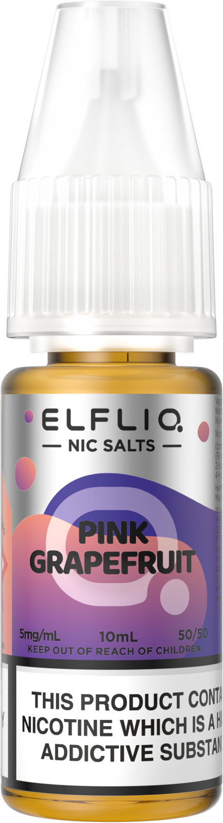 Elf Bar ELFLIQ Pink Grapefruit Nic Salt 10mg 20mg – Zesty Citrus Vape – Vape Coil UK – Free Delivery £25+