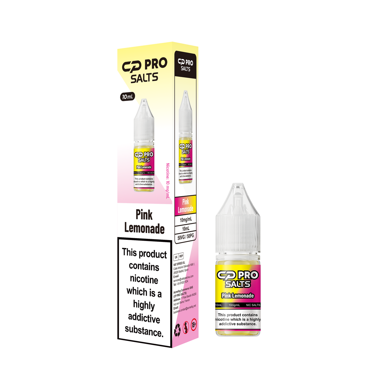 Crystal Pro CP Pink Lemonade Nic Salt