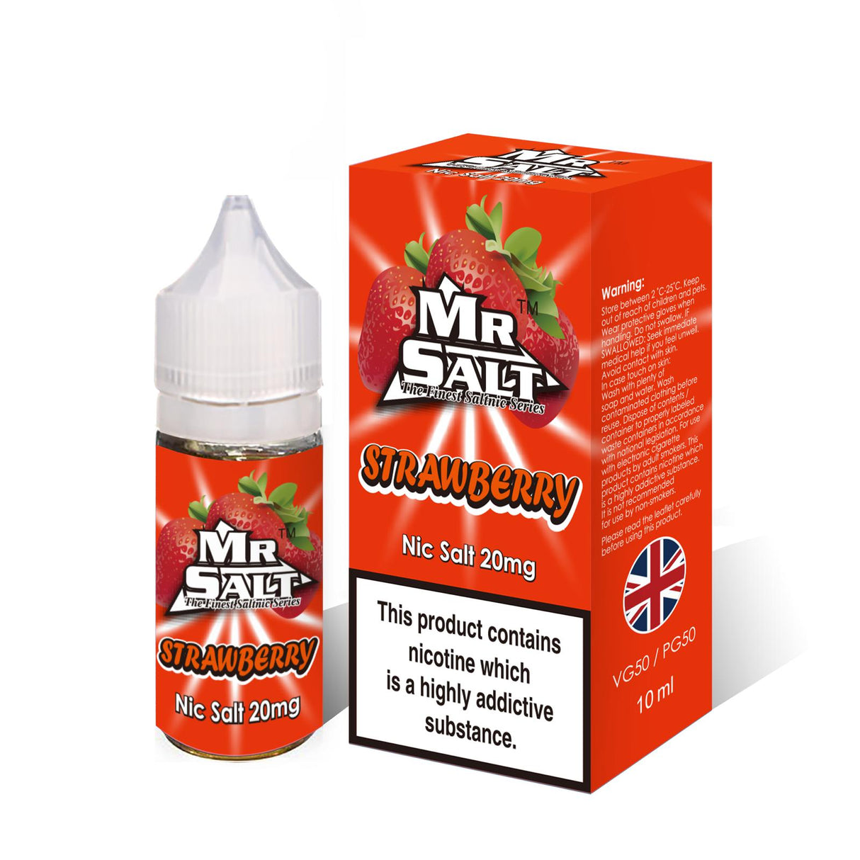 Mr Salt Strawberry Nic Salt Vape Juice