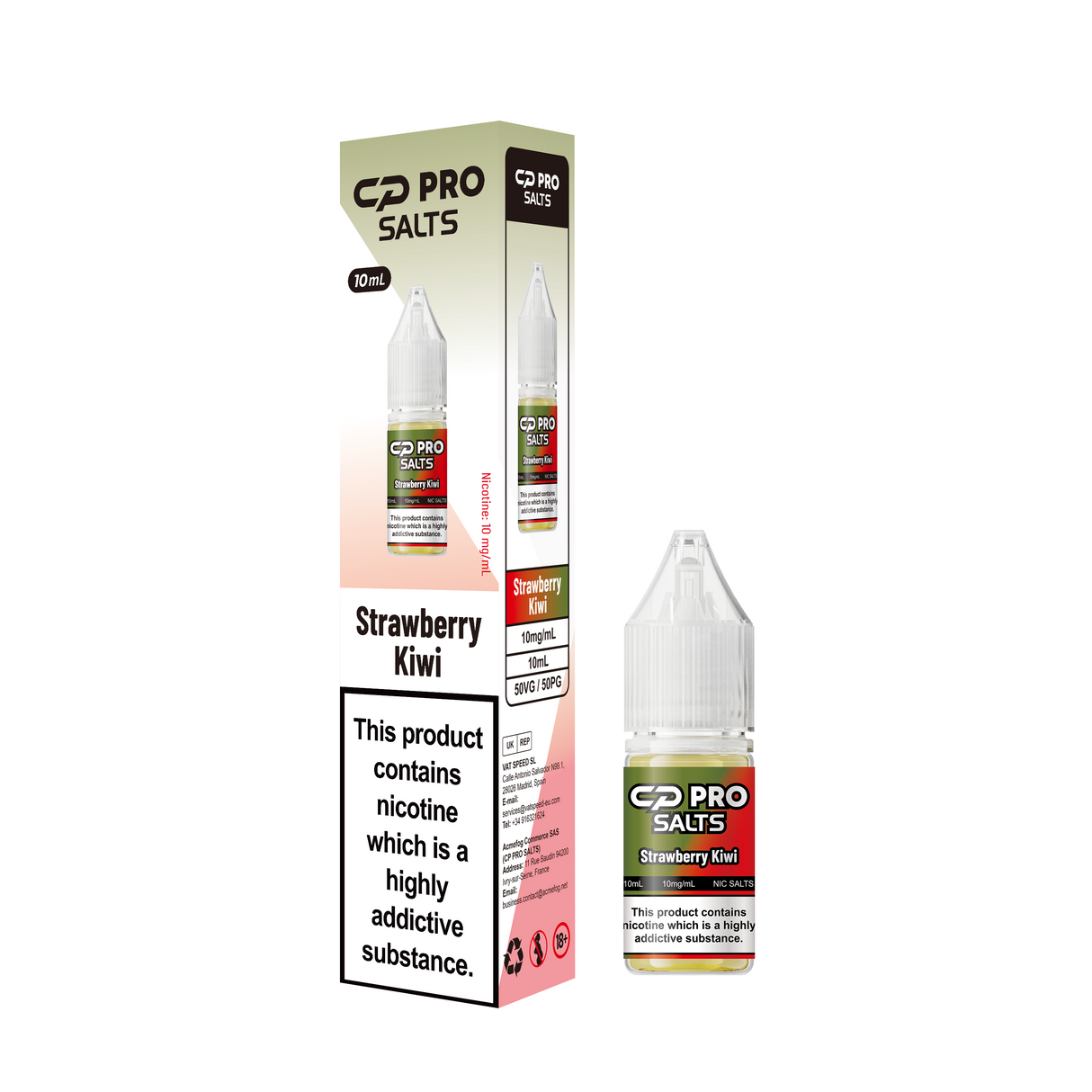 Crystal Pro CP Strawberry Kiwi Nic Salt
