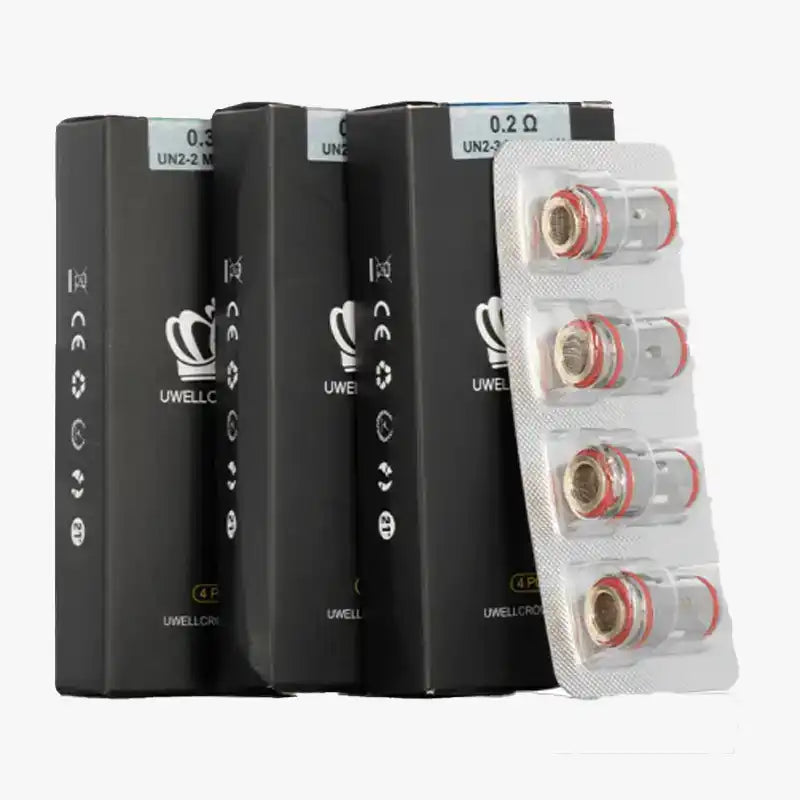 “Uwell Crown 5 Replacement Coils – UN2 Mesh Coils for Crown V Tank – Vape Coil UK”
