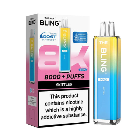 The Crystal Bling Max 8000 Prefilled Vape kit