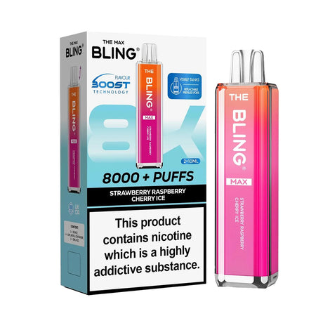 The Crystal Bling Max 8000 Prefilled Vape kit