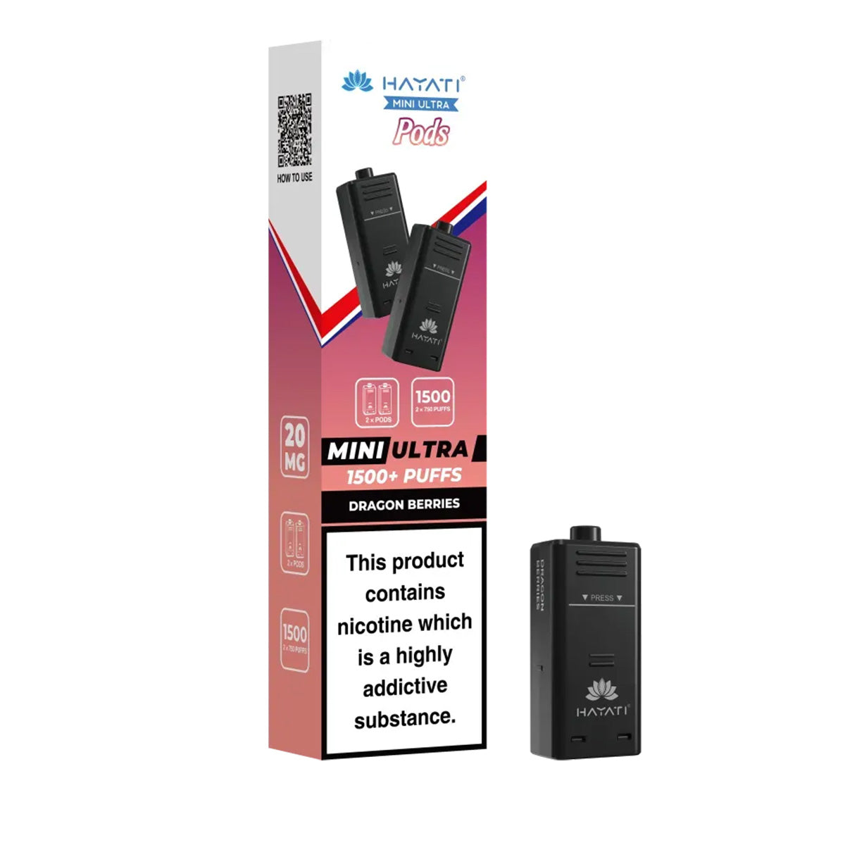 Hayati Mini Ultra 1500 Prefilled Pods