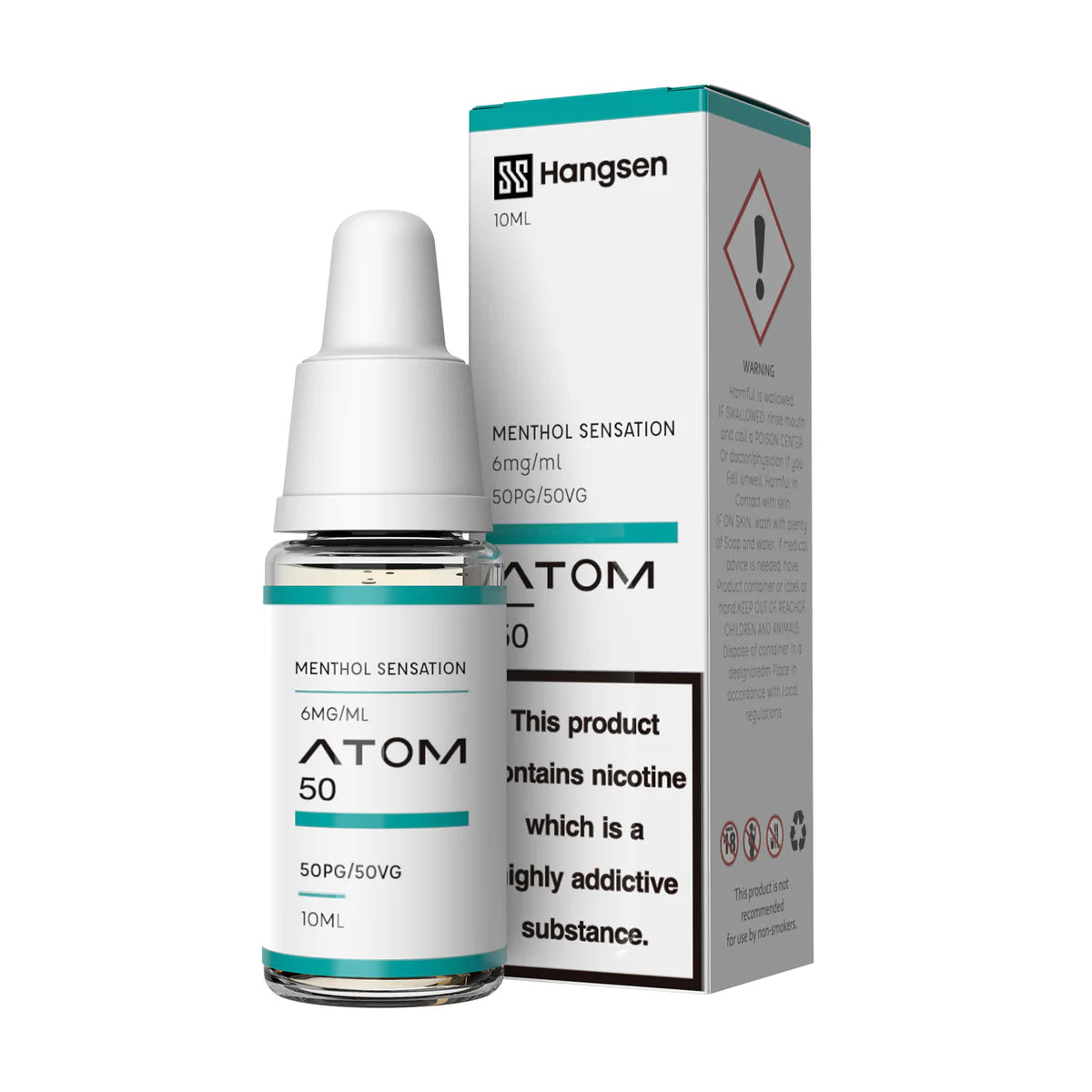 Hangsen 50/50 Menthol Sensation 10ml Nic Salt Vape Juice