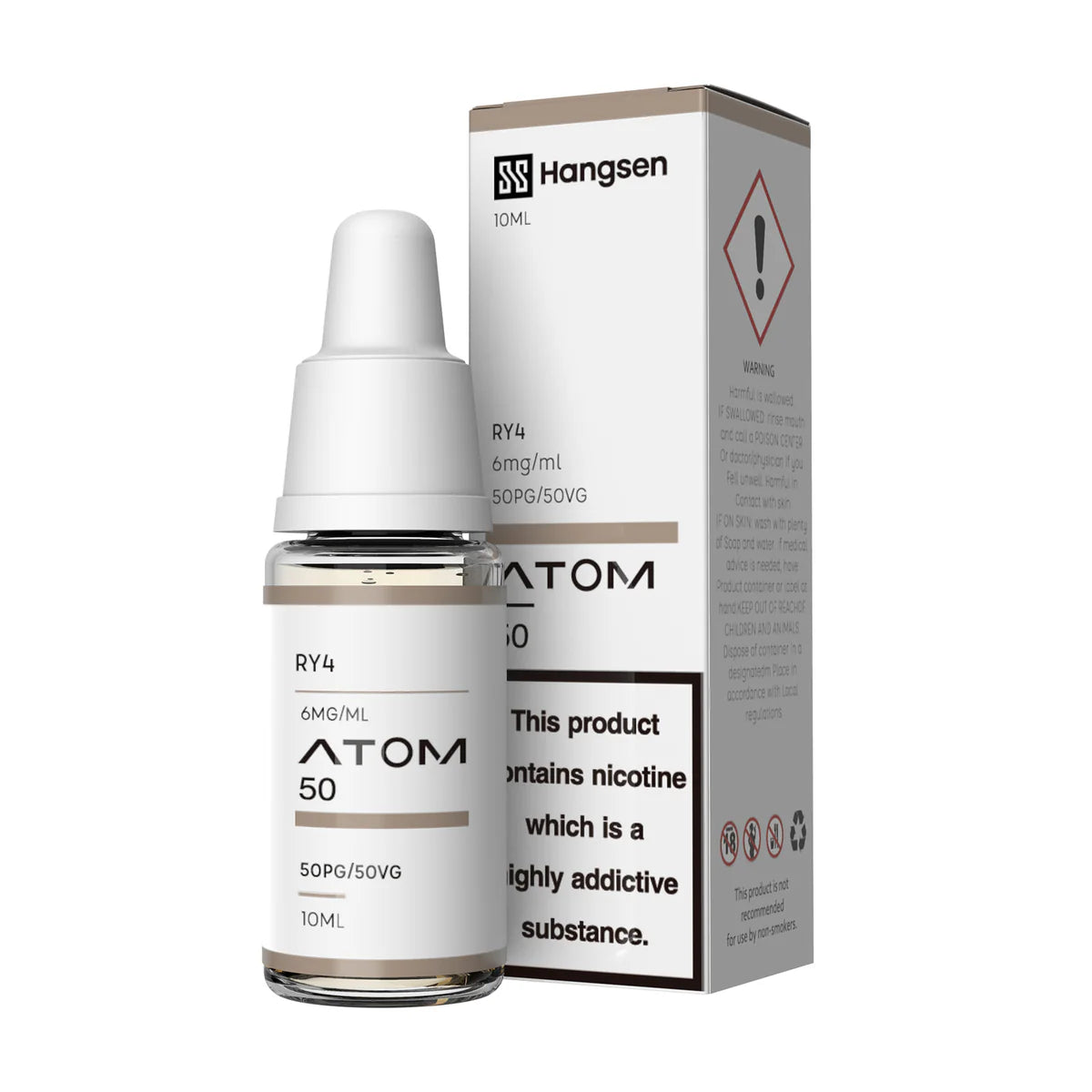 Hangsen 50/50 RY4 10ml Nic Salt Vape Juice